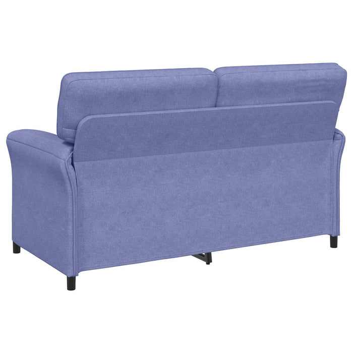 Set de canapea 2 buc. Albastru Jeans Țesătură WALTI