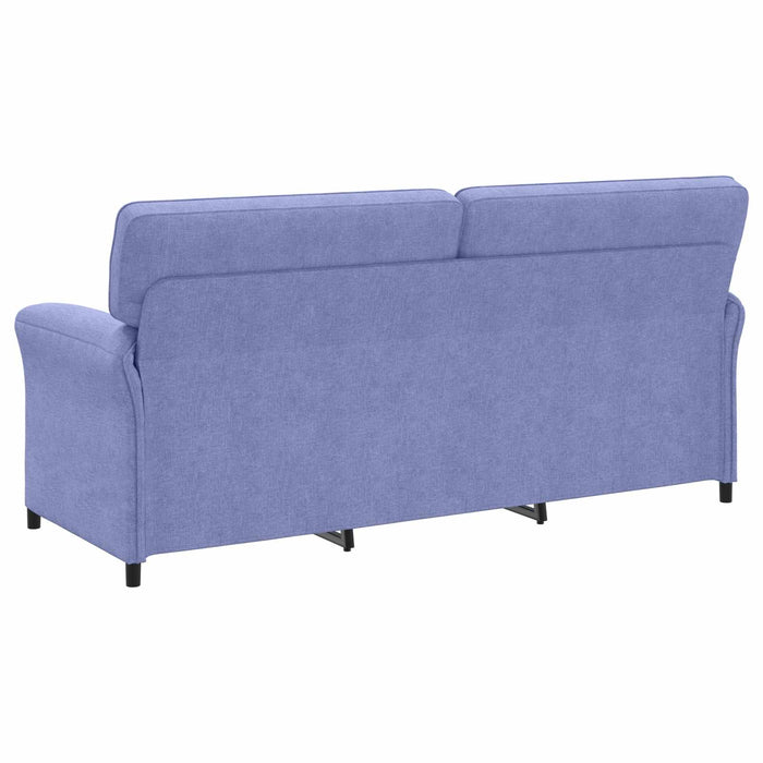 Set de canapea 2 buc. Albastru Jeans Țesătură WALTI