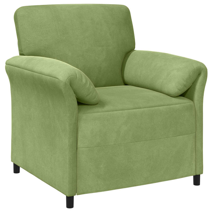 Set de canapea 2 buc. Verde deschis Catifea WALTI