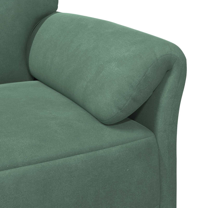 Set de canapea 2 buc. Verde Mării Catifea WALTI