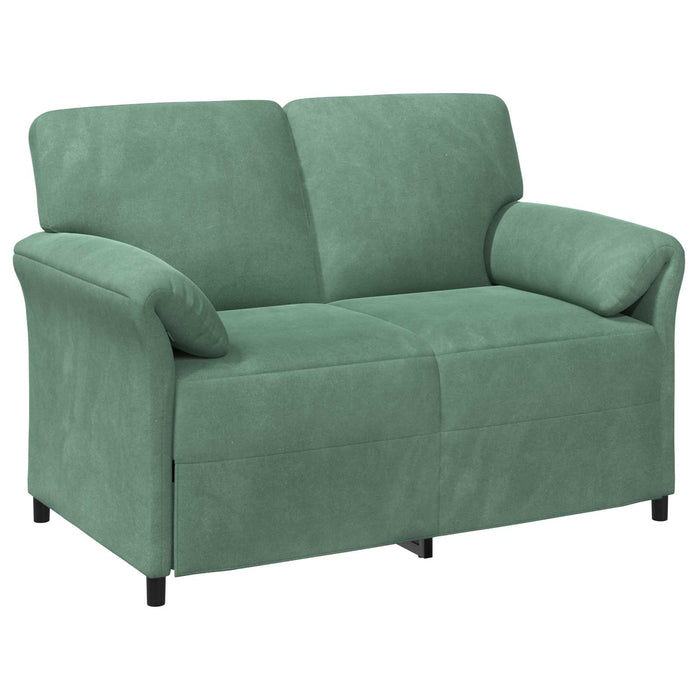 Set de canapea 2 buc. Verde Mării Catifea WALTI