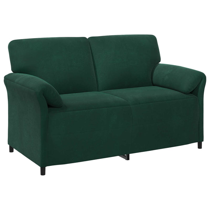 Set de canapea 2 buc. Verde închis Catifea WALTI