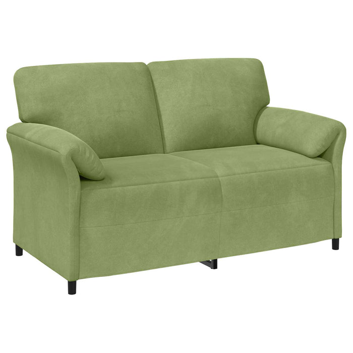 Set de canapea 2 buc. Verde deschis Catifea WALTI