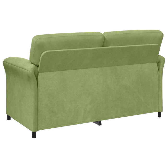 Set de canapea 2 buc. Verde deschis Catifea WALTI