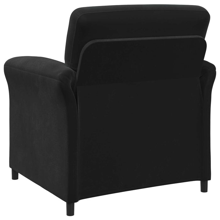 Set de canapea 2 buc. Negru Catifea WALTI