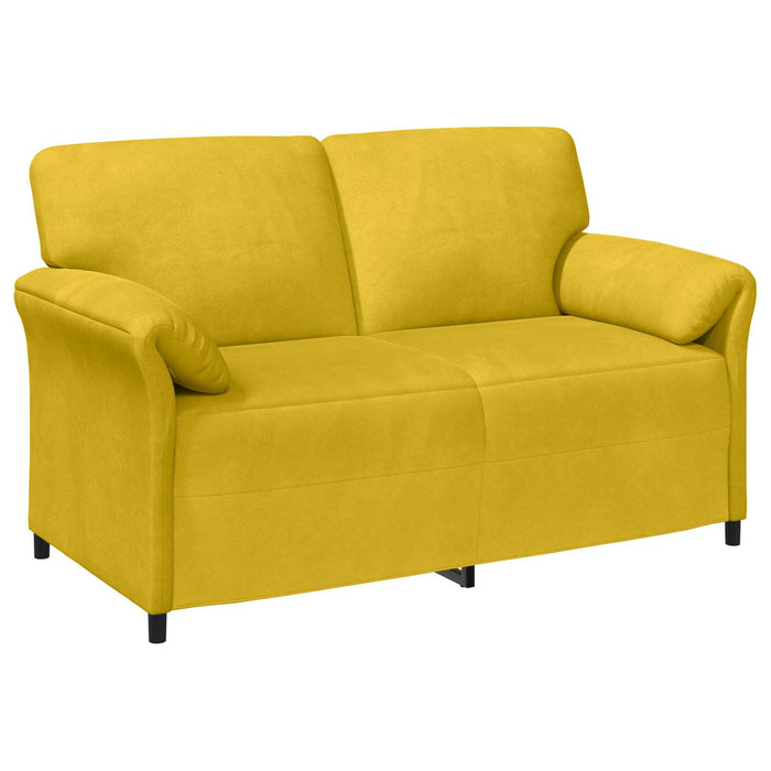 Set de canapea 2 buc. Galben Catifea WALTI