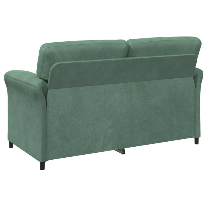 Set de canapea 2 buc. Verde Mării Catifea WALTI