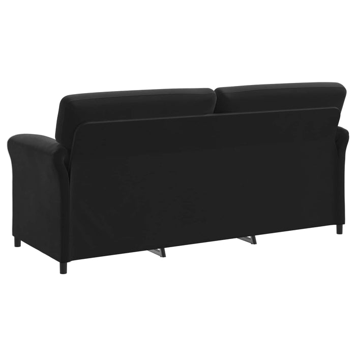 Set de canapea 2 buc. Negru Catifea WALTI