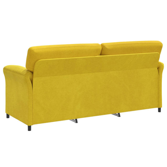 Set de canapea 2 buc. Galben Catifea WALTI