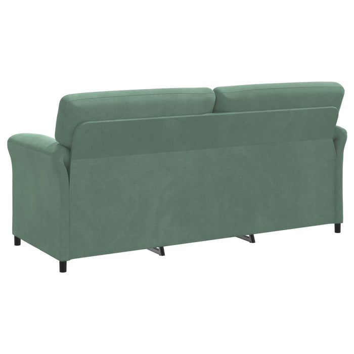 Set de canapea 2 buc. Verde Mării Catifea WALTI