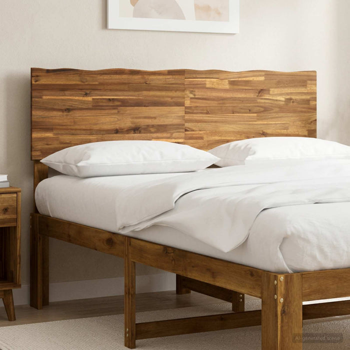 Tăblie de pat cu margini naturale ROSTOCK natural 160 cm WALTI