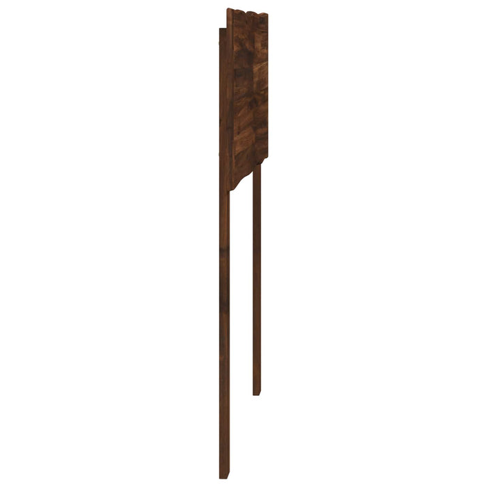Tăblie de pat cu margini naturale ROSTOCK Maro închis 100 cm WALTI