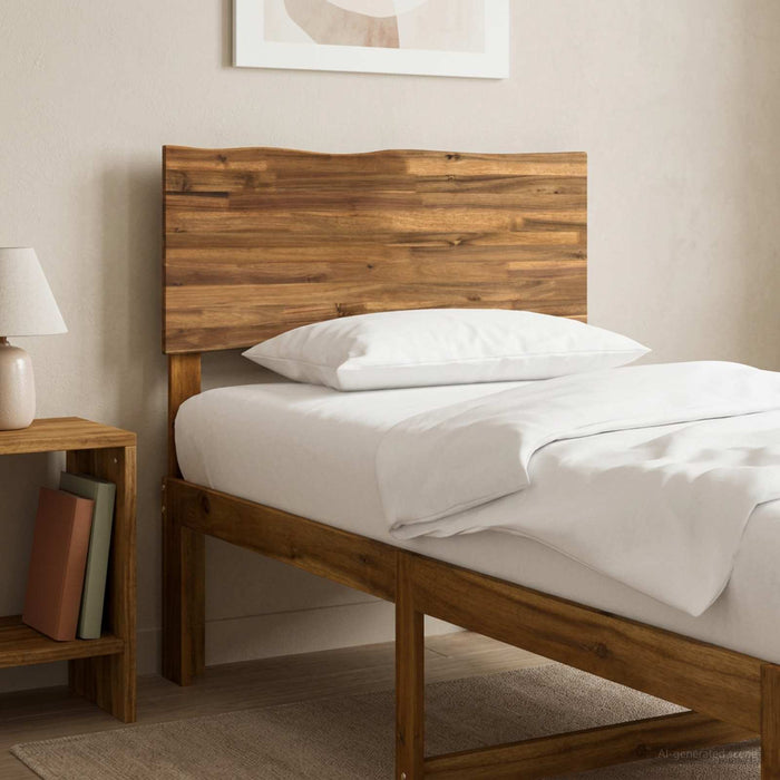 Tăblie de pat cu margini naturale ROSTOCK natural 75 cm WALTI