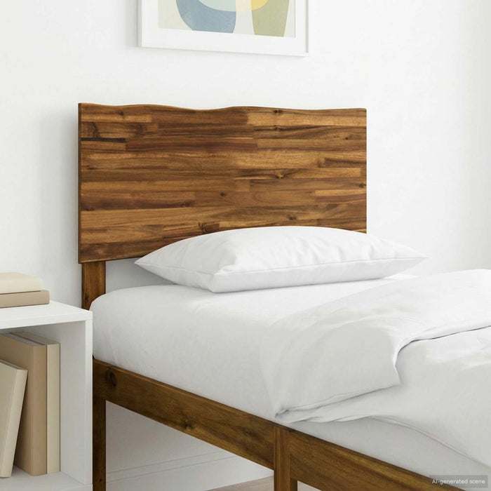 Tăblie de pat cu margini naturale ROSTOCK natural 90 cm WALTI