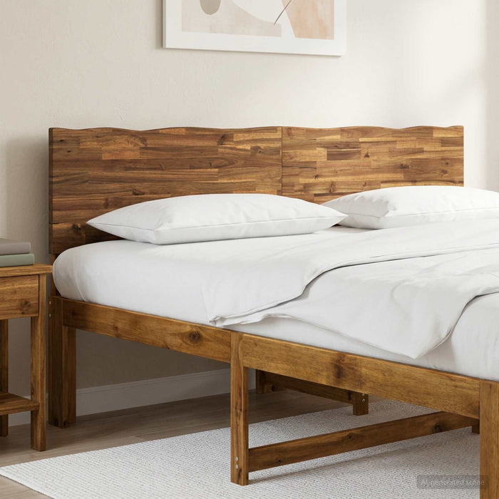 Tăblie de pat cu margini naturale ROSTOCK natural 200 cm WALTI