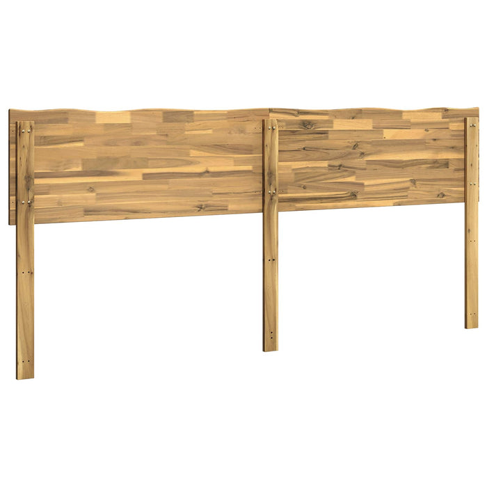 Tăblie de pat cu margini naturale ROSTOCK Alb 180 cm WALTI