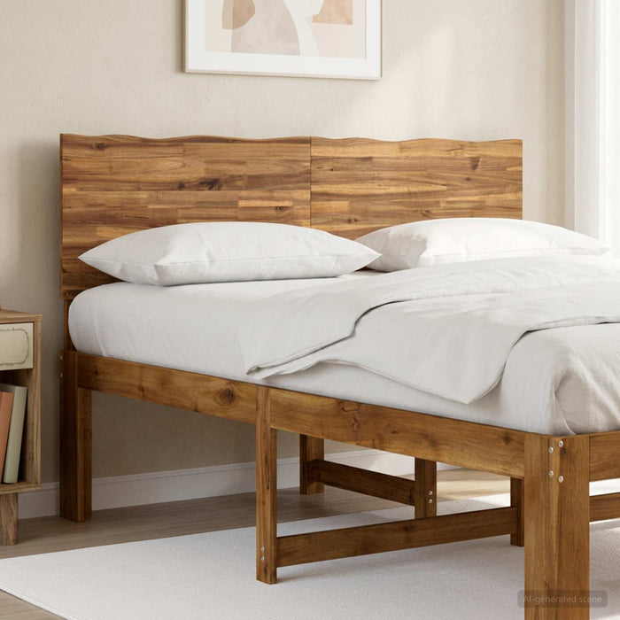 Tăblie de pat cu margini naturale ROSTOCK natural 160 cm WALTI