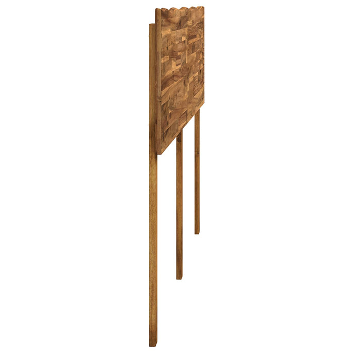 Tăblie de pat cu margini naturale ROSTOCK natural 160 cm WALTI