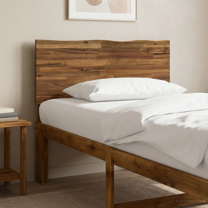 Tăblie de pat cu margini naturale ROSTOCK natural 80 cm WALTI
