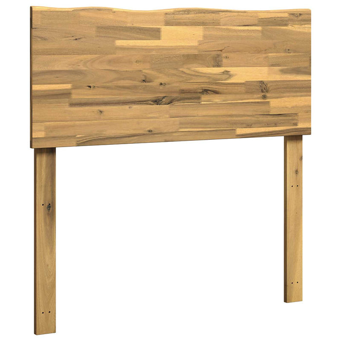 Tăblie de pat cu margini naturale ROSTOCK Alb 100 cm WALTI