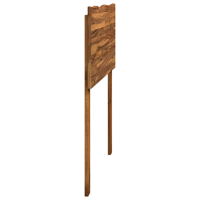 Tăblie de pat cu margini naturale ROSTOCK natural 80 cm WALTI