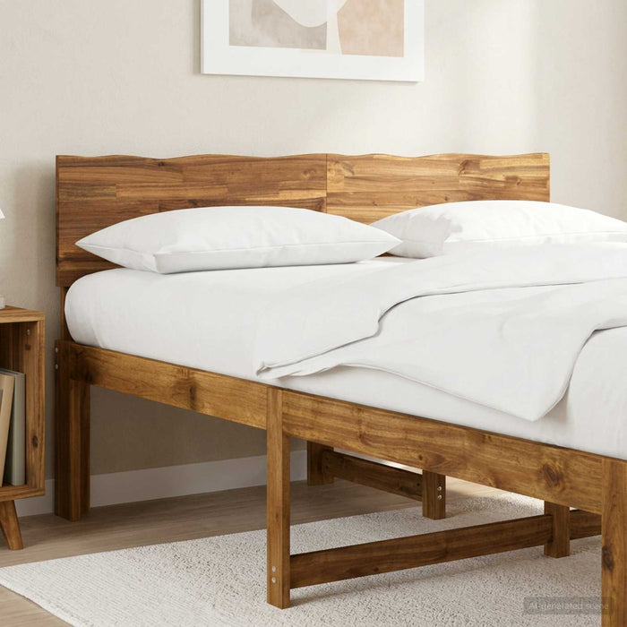 Tăblie de pat cu margini naturale ROSTOCK natural 140 cm WALTI