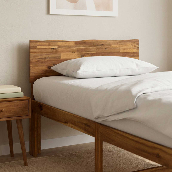 Tăblie de pat cu margini naturale ROSTOCK natural 80 cm WALTI