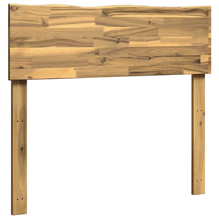 Tăblie de pat cu margini naturale ROSTOCK Alb 90 cm WALTI
