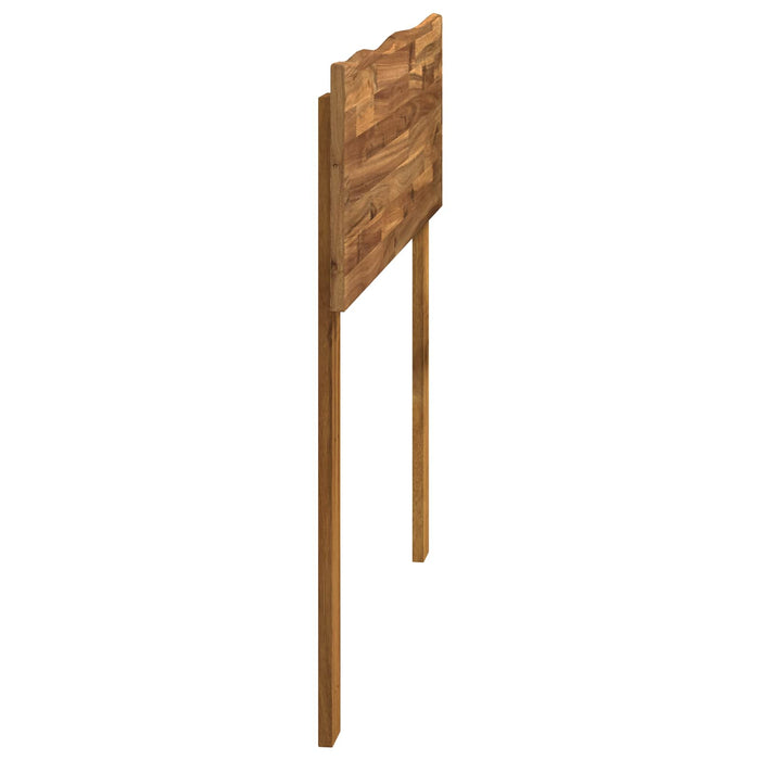 Tăblie de pat cu margini naturale ROSTOCK natural 80 cm WALTI