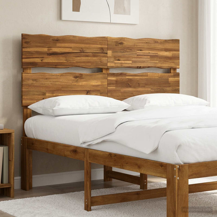 Tăblie de pat cu margini naturale ROSTOCK natural 160 cm WALTI