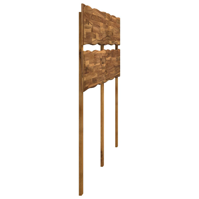Tăblie de pat cu margini naturale ROSTOCK natural 120 cm WALTI