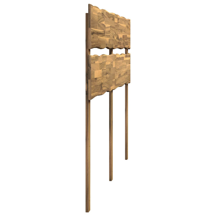 Tăblie de pat cu margini naturale ROSTOCK Alb 120 cm WALTI