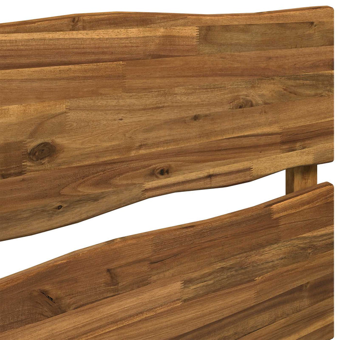 Tăblie de pat cu margini naturale ROSTOCK natural 100 cm WALTI
