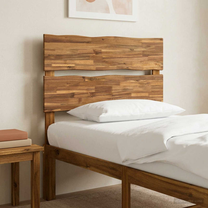 Tăblie de pat cu margini naturale ROSTOCK natural 75 cm WALTI