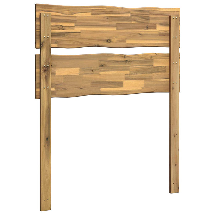 Tăblie de pat cu margini naturale ROSTOCK Alb 100 cm WALTI