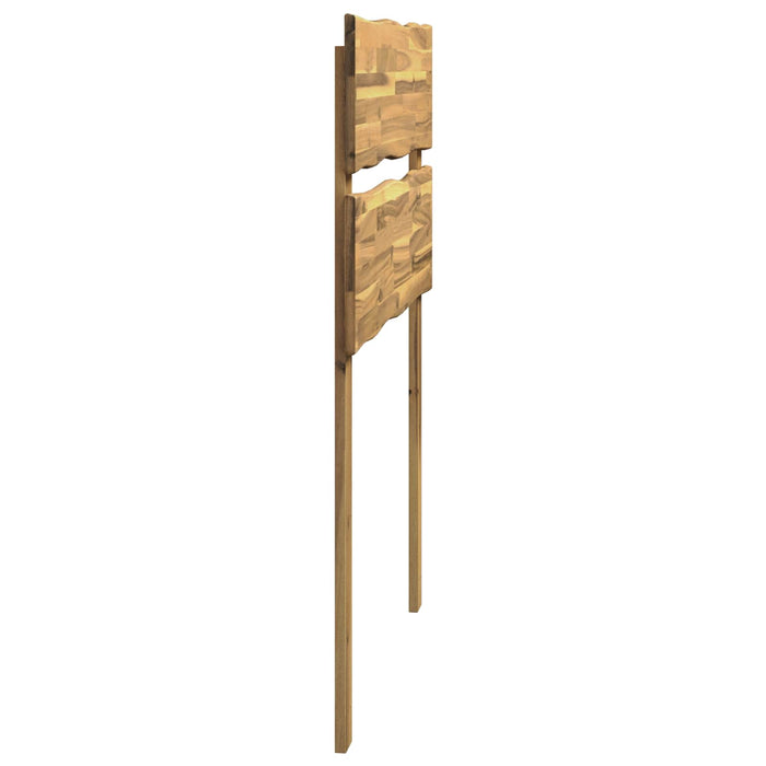 Tăblie de pat cu margini naturale ROSTOCK Alb 100 cm WALTI