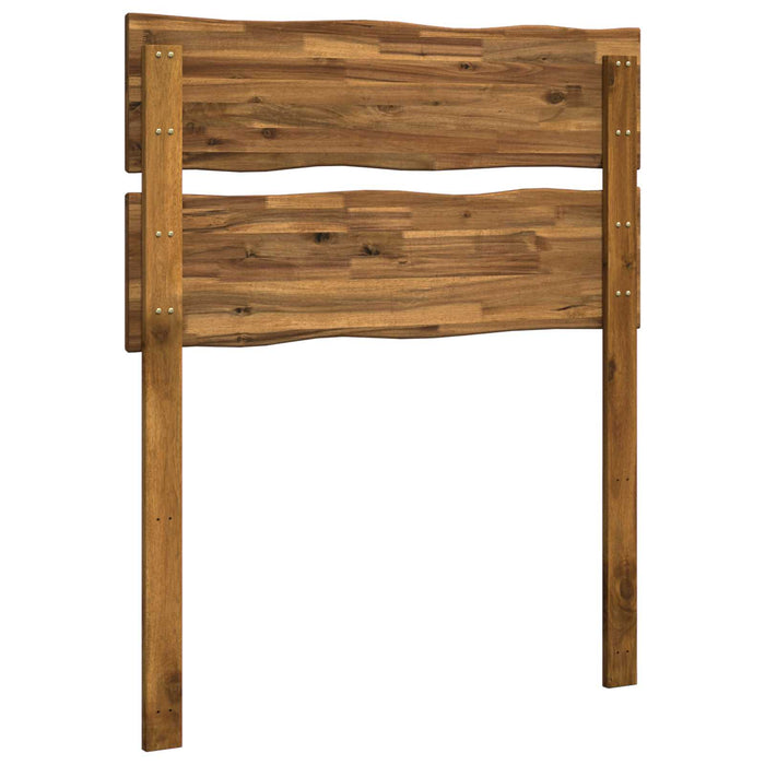 Tăblie de pat cu margini naturale ROSTOCK natural 75 cm WALTI