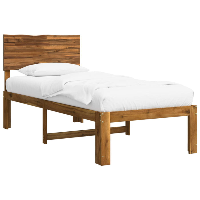 Cadru de pat single cu tablie ROSTOCK natural 90 x 200 cm WALTI