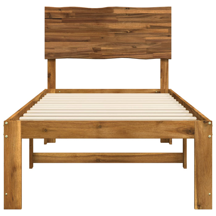 Cadru de pat single cu tablie ROSTOCK natural 90 x 200 cm WALTI