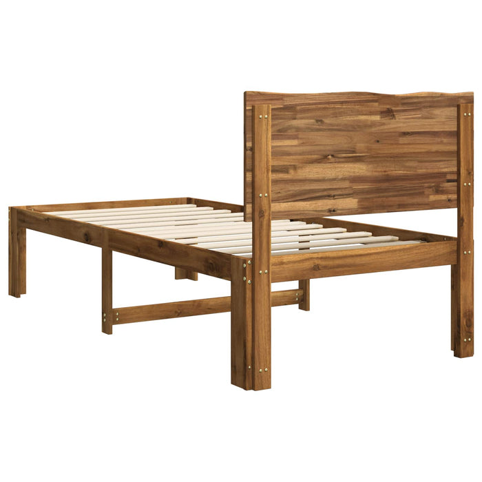 Cadru de pat single cu tablie ROSTOCK natural 80 x 200 cm WALTI