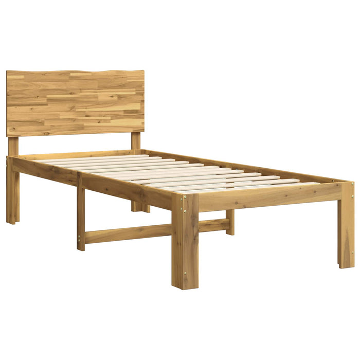 Cadru de pat single cu tablie ROSTOCK Alb 90 x 200 cm WALTI