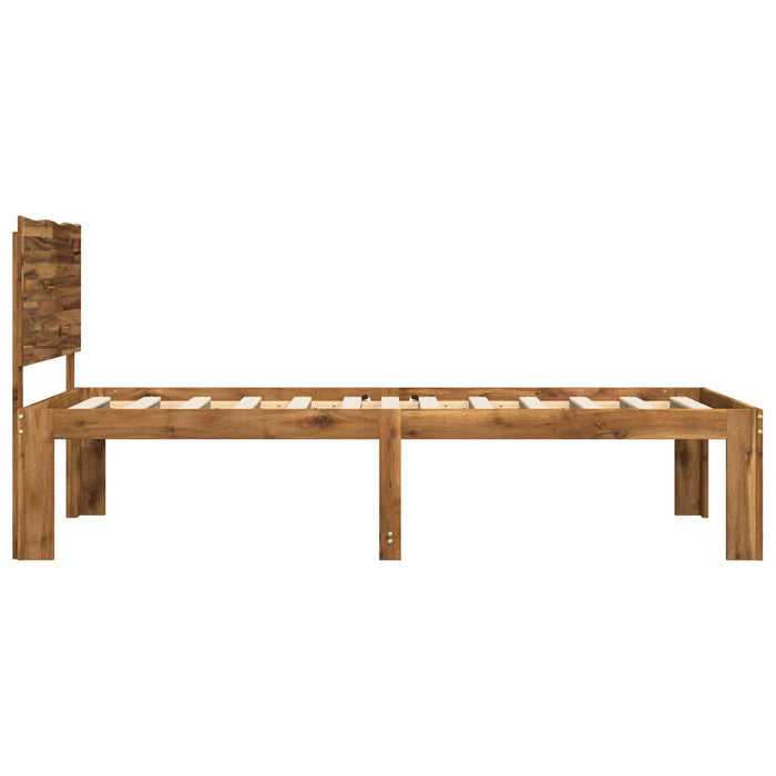 Cadru de pat single cu tablie ROSTOCK natural 90 x 190 cm WALTI