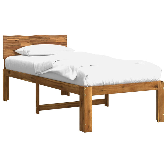 Cadru de pat single cu tablie ROSTOCK natural 80 x 200 cm WALTI