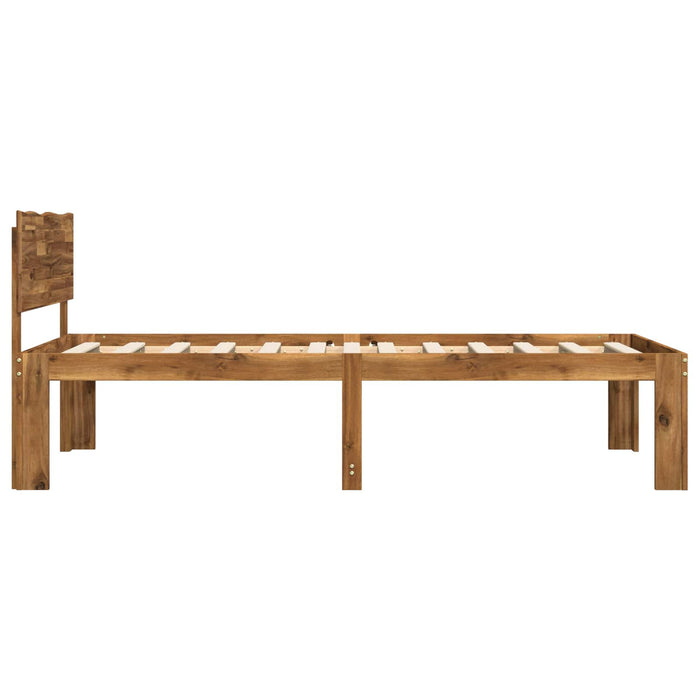 Cadru de pat single cu tablie ROSTOCK natural 90 x 200 cm WALTI