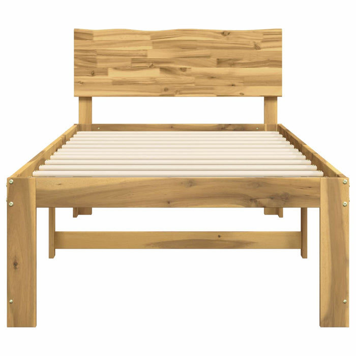 Cadru de pat single cu tablie ROSTOCK Alb 100 x 200 cm WALTI