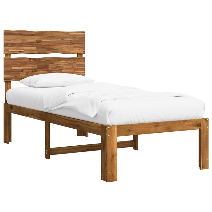 Cadru de pat single cu tablie ROSTOCK natural 90 x 200 cm WALTI