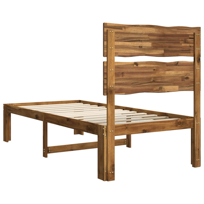 Cadru de pat single cu tablie ROSTOCK natural 90 x 200 cm WALTI