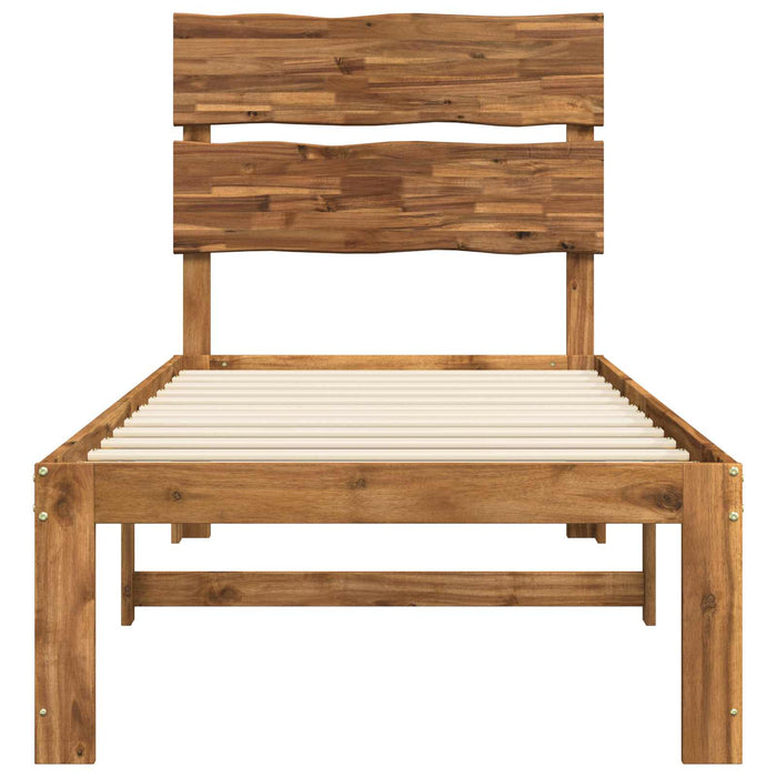 Cadru de pat single cu tablie ROSTOCK natural 90 x 200 cm WALTI