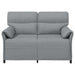 Canapea 100% poliester, cadru din metal, MDF, placaj - WALTI WALTI