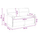 Canapea 100% poliester, cadru din metal, MDF, placaj - WALTI WALTI